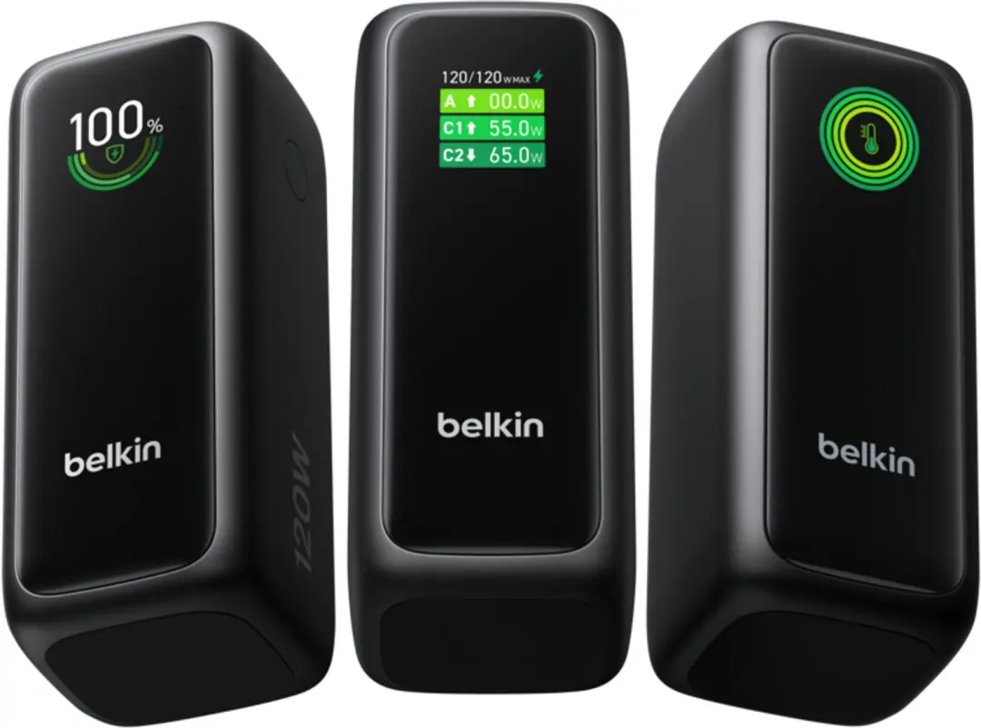 Belkin UltraCharge BPB042HQBK Powerbank 120W - Zwart - afbeelding 2 van 6