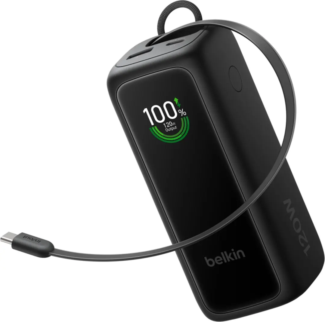 Belkin UltraCharge BPB042HQBK Powerbank 120W - Zwart - afbeelding 6 van 6