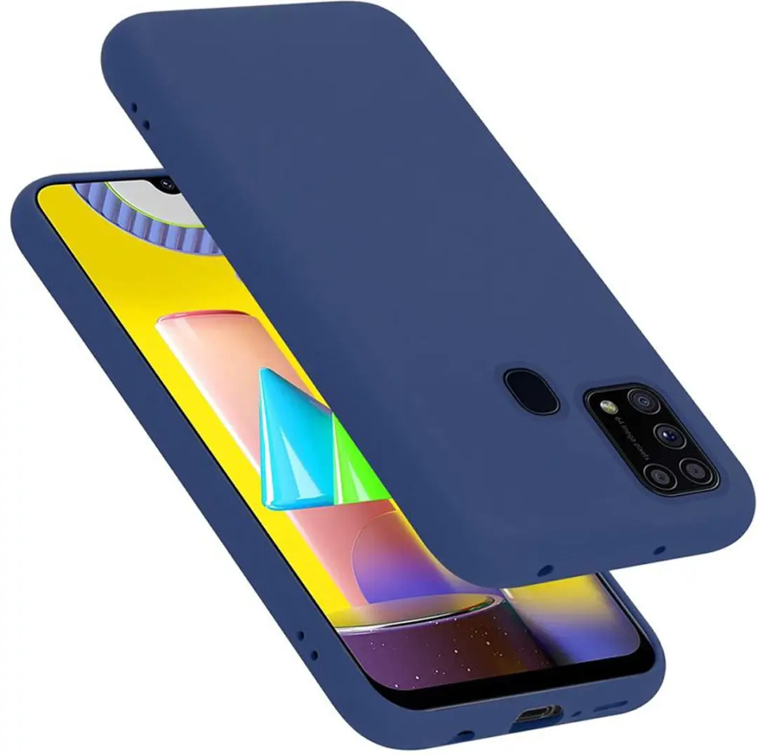 Cadorabo Hoesje geschikt voor Samsung Galaxy M31 in LIQUID BLAUW