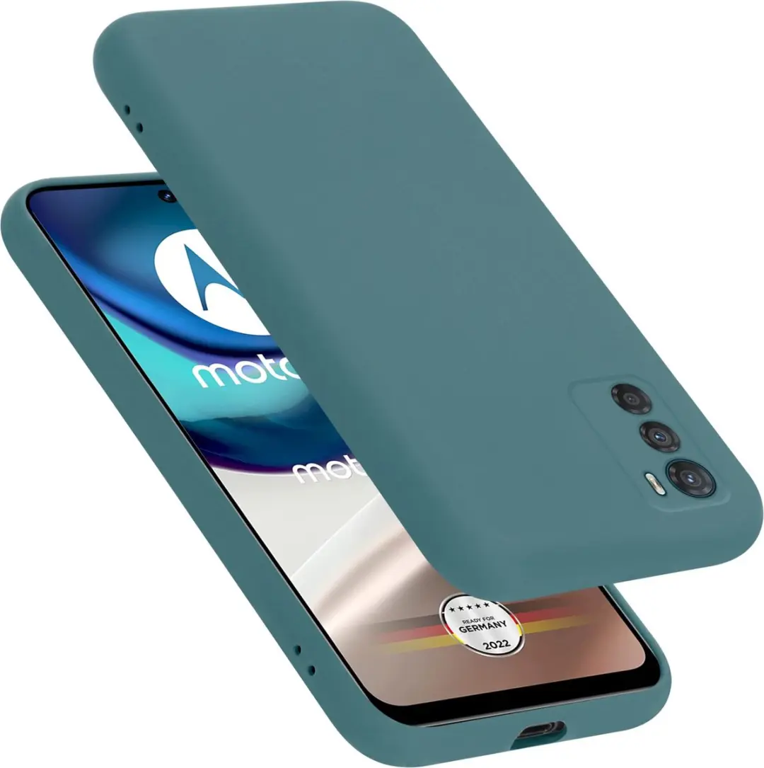 Cadorabo Hoesje geschikt voor Motorola MOTO G42 in LIQUID GROEN