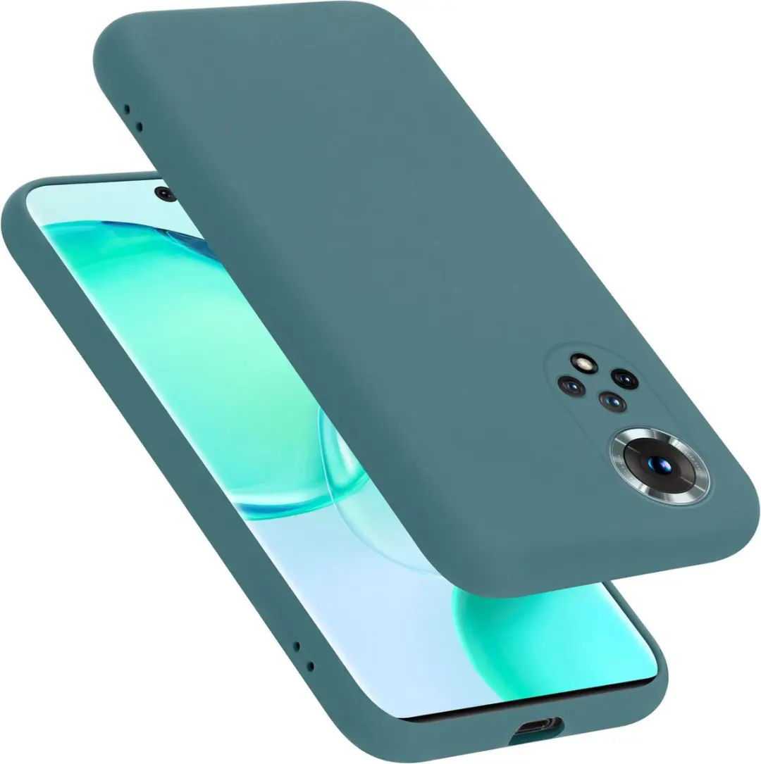 Cadorabo Hoesje geschikt voor Honor 50 / Huawei NOVA 9 in LIQUID GROEN
