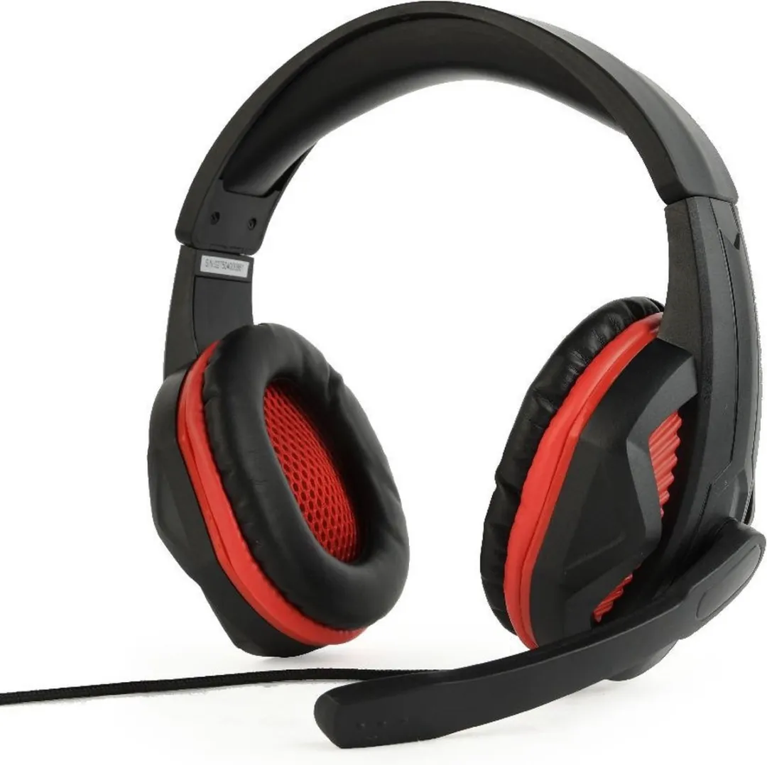 Gembird GHS-03 Gaming Headset - Zwart/Rood
