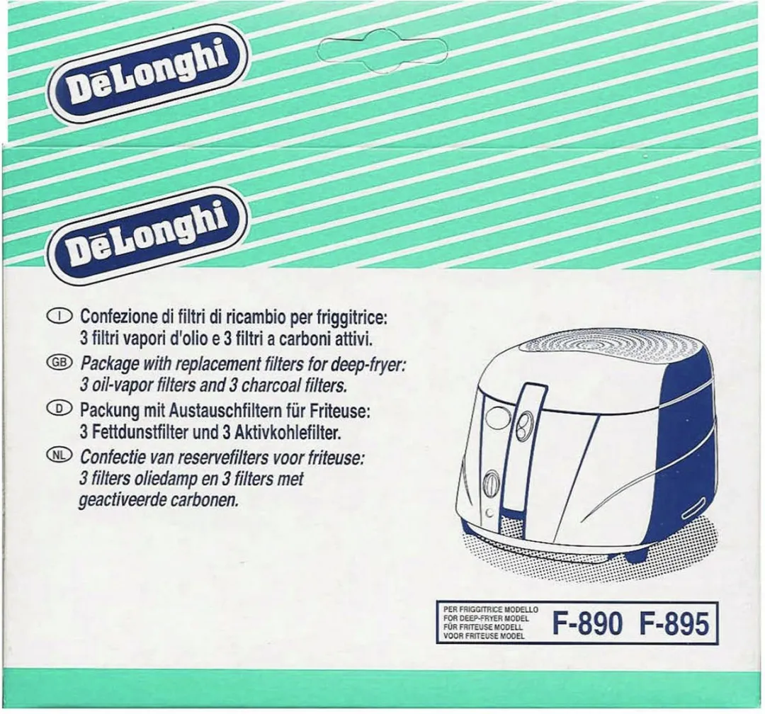De’Longhi 5525101500 Friteusefilter - Wit