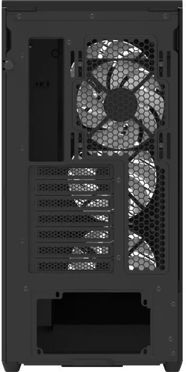Aerocool D520A-BK V1 Mid-tower Behuizing - 4x120mm A-RGB - Zwart