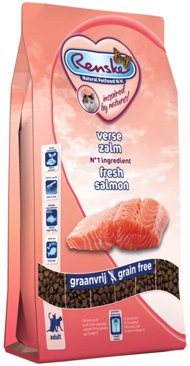 Renske Kat Adult Verse Zalm - 8 Stuks