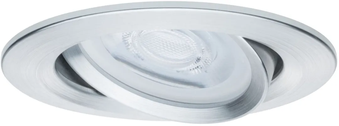 Paulmann Nova Inbouwlamp 84mm GU10 35W - Zwenkbaar 50° - Alu gedraaid