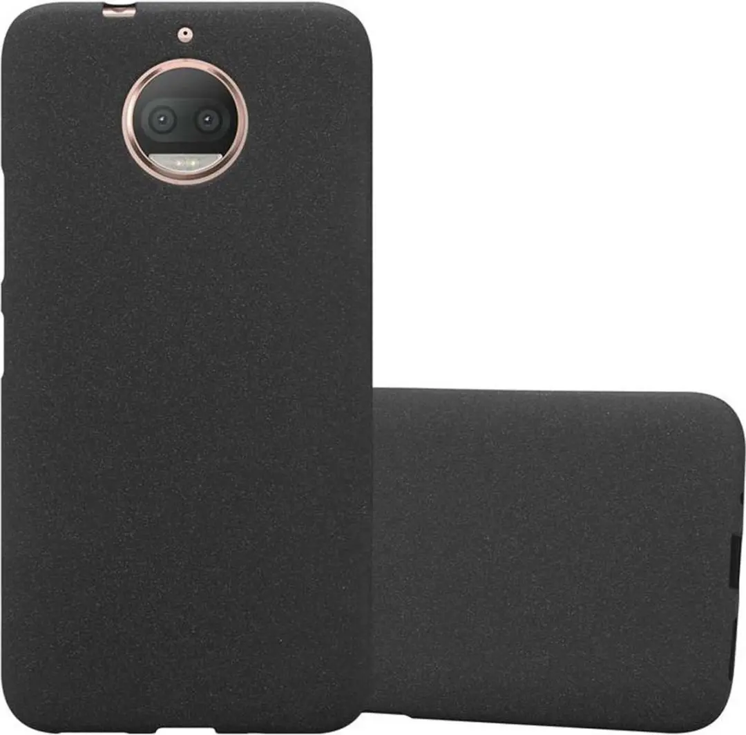 Cadorabo Hoesje geschikt voor Motorola MOTO G5S PLUS in FROST ZWART