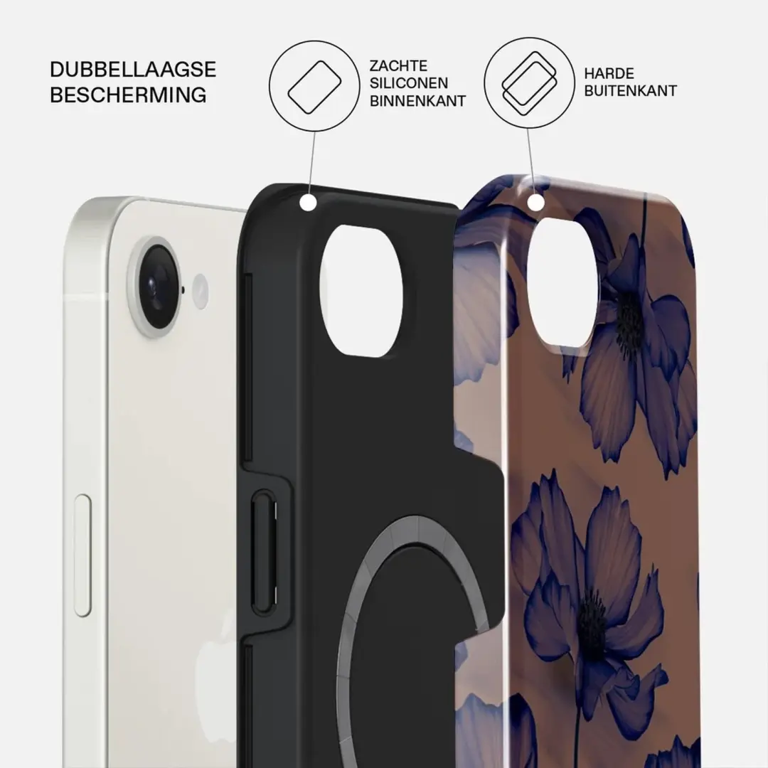 Burga Telefoonhoesje iPhone 16e - Velvet Night - afbeelding 2 van 5