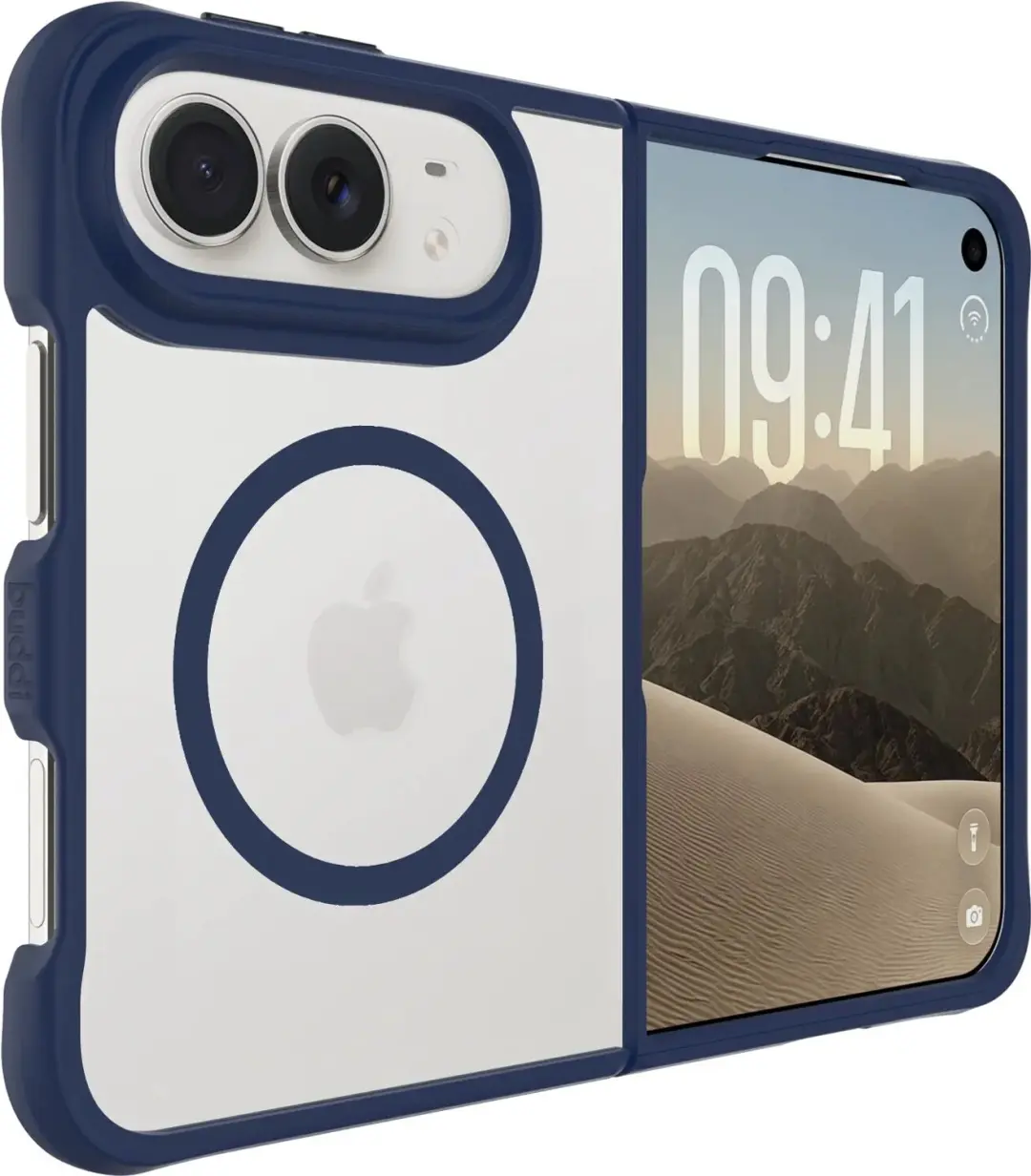 Buddi Hybrid Hoesje iPhone Duo - MagSafe - Blauw - afbeelding 4 van 6