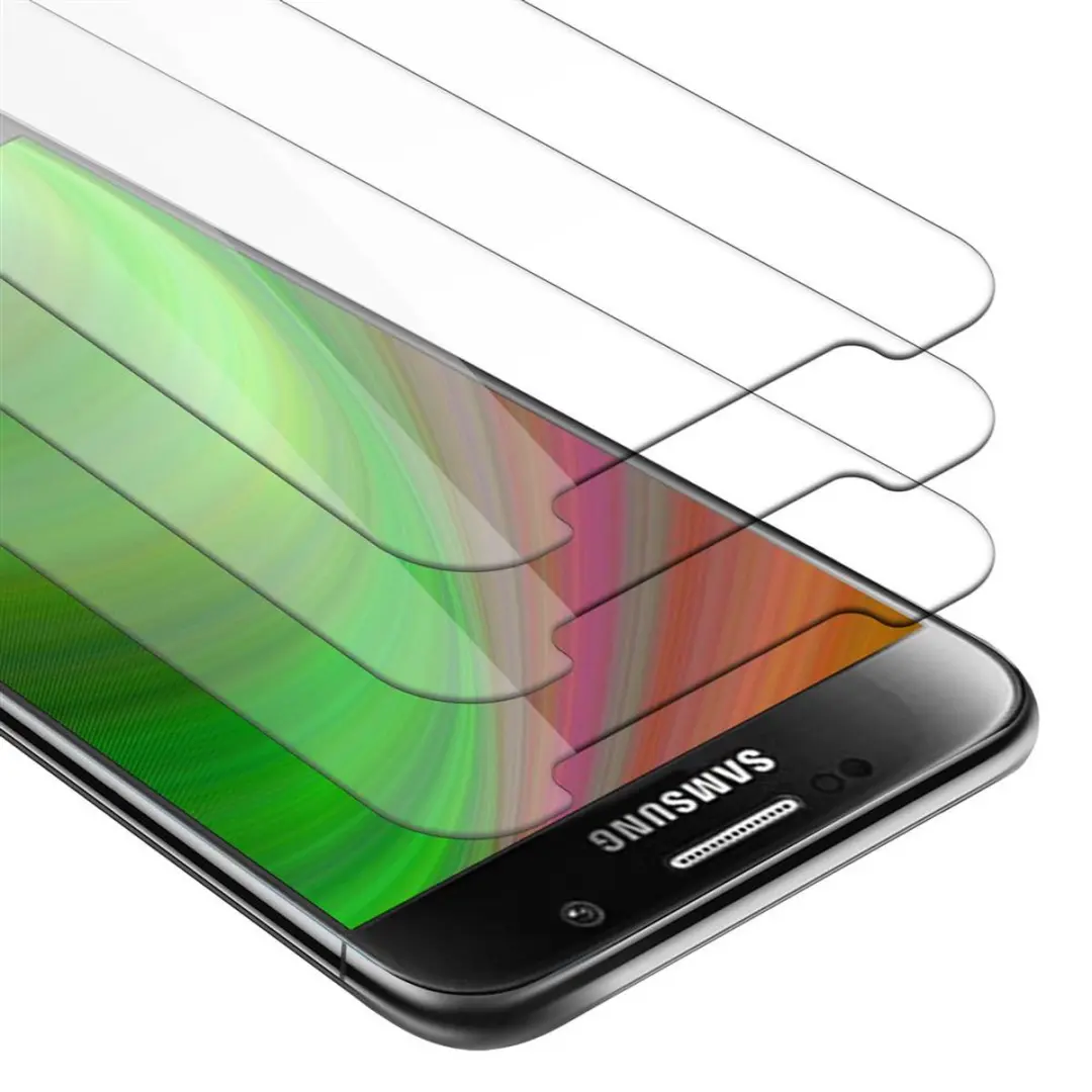 Cadorabo 3x Screenprotector geschikt voor Samsung Galaxy S6