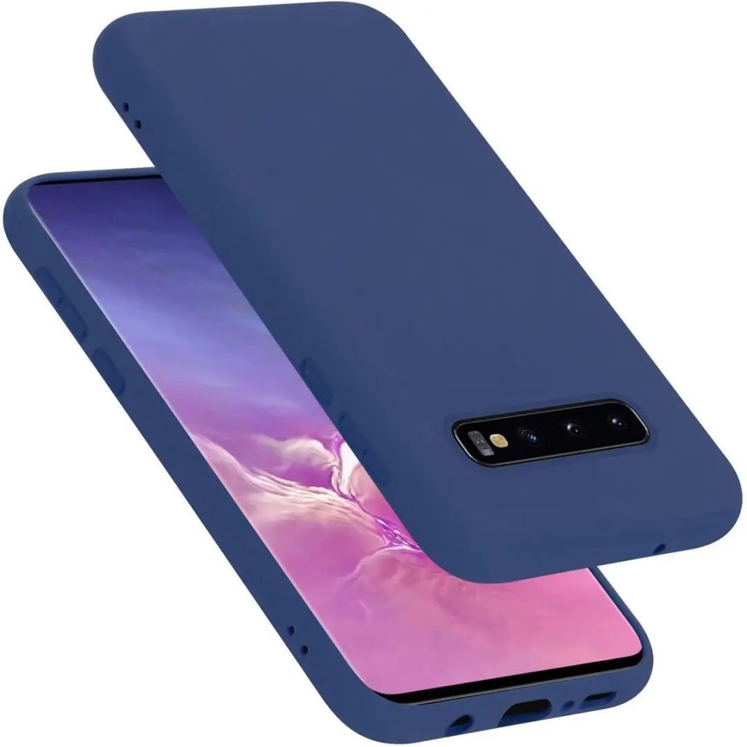 Cadorabo Hoesje geschikt voor Samsung Galaxy S10 5G in LIQUID BLAUW