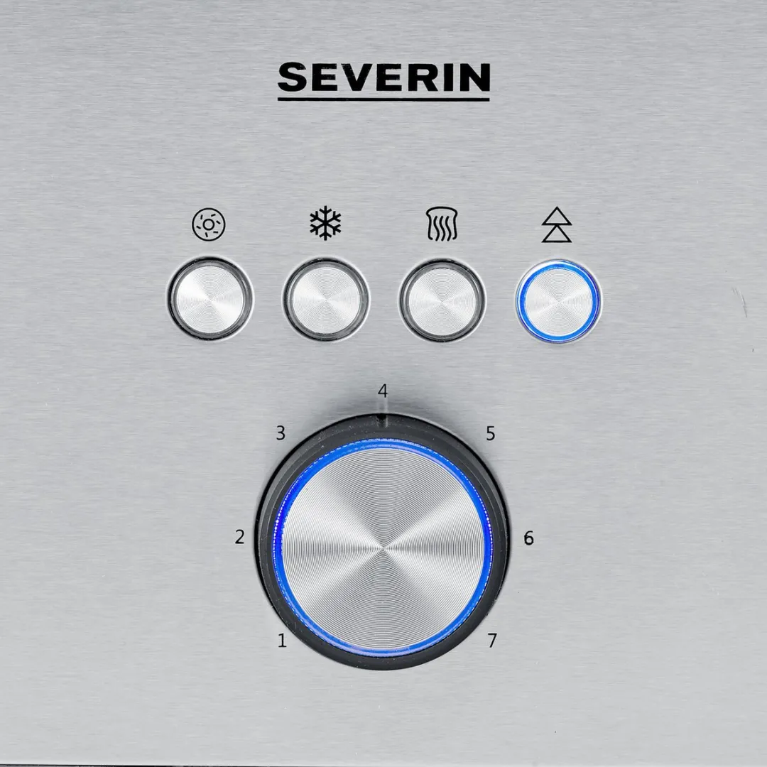 Severin AT2620 Broodrooster 2 Sneden 800W - Zwart/RVS