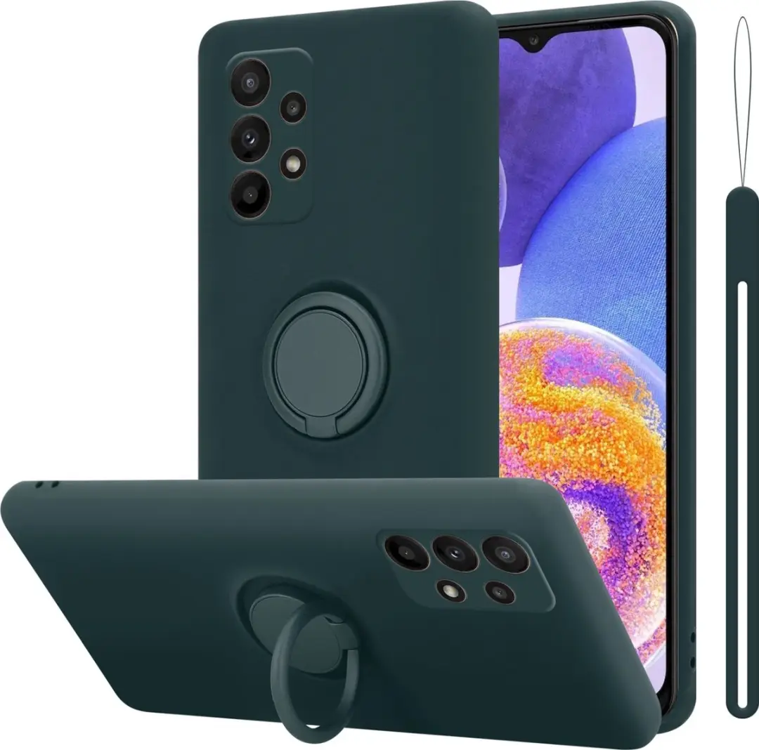 Cadorabo Hoesje geschikt voor Samsung Galaxy A23 4G in LIQUID GROEN