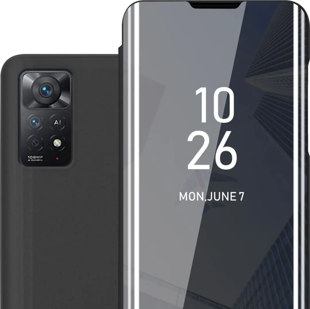 Cadorabo Hoesje geschikt voor Xiaomi RedMi NOTE 11 PRO 4G / 5G in TOERMALIJN ZWA