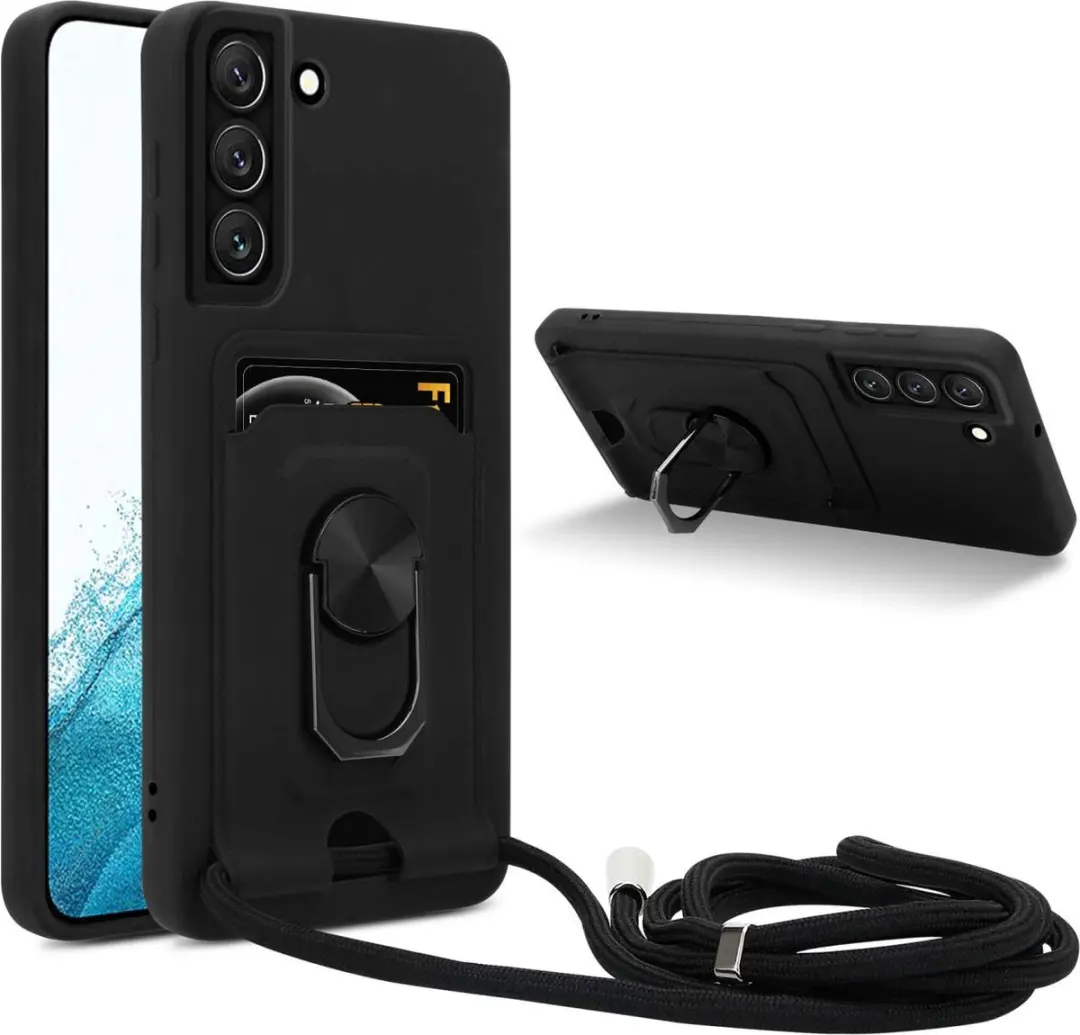 Cadorabo Telefoonketting Hoesje met standfunctie geschikt voor Samsung Galaxy S2