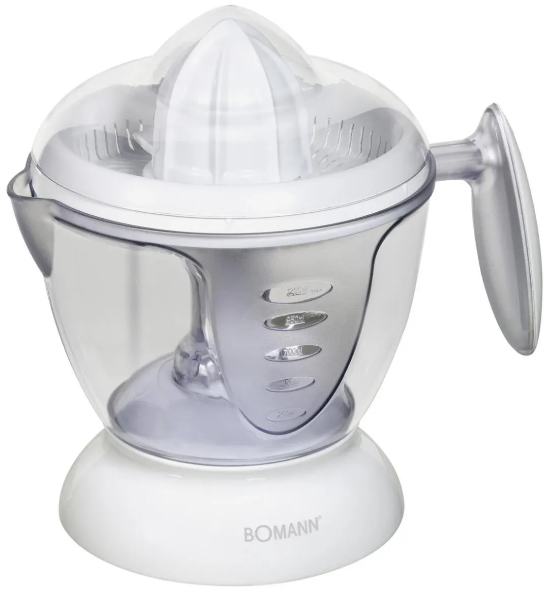 Bomann ZP 1092 CB Elektrische Citruspers - 40W - 1,2L - Wit - afbeelding 2 van 2