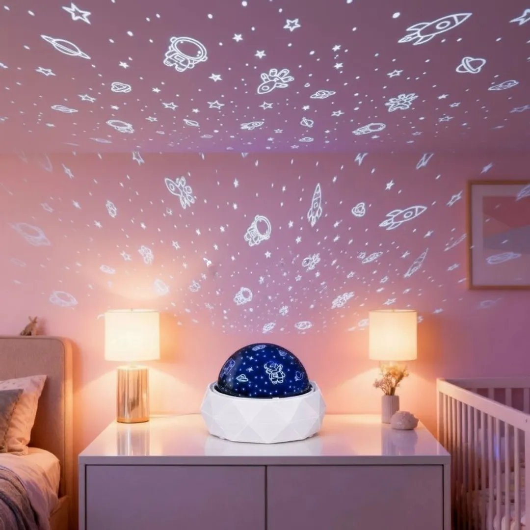 Grundig Sterrenprojector Nachtlamp - RGB Kleurverandering - USB-C Oplaadbaar