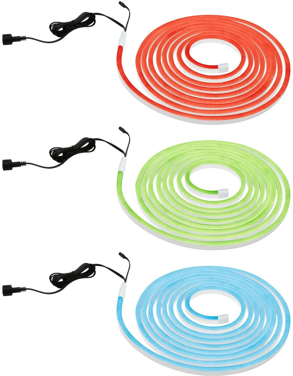 SimpLED LED Strip Outdoor Volledige set 5m gecoat IP65 30W 72lm/m 72 LEDs/m RGB