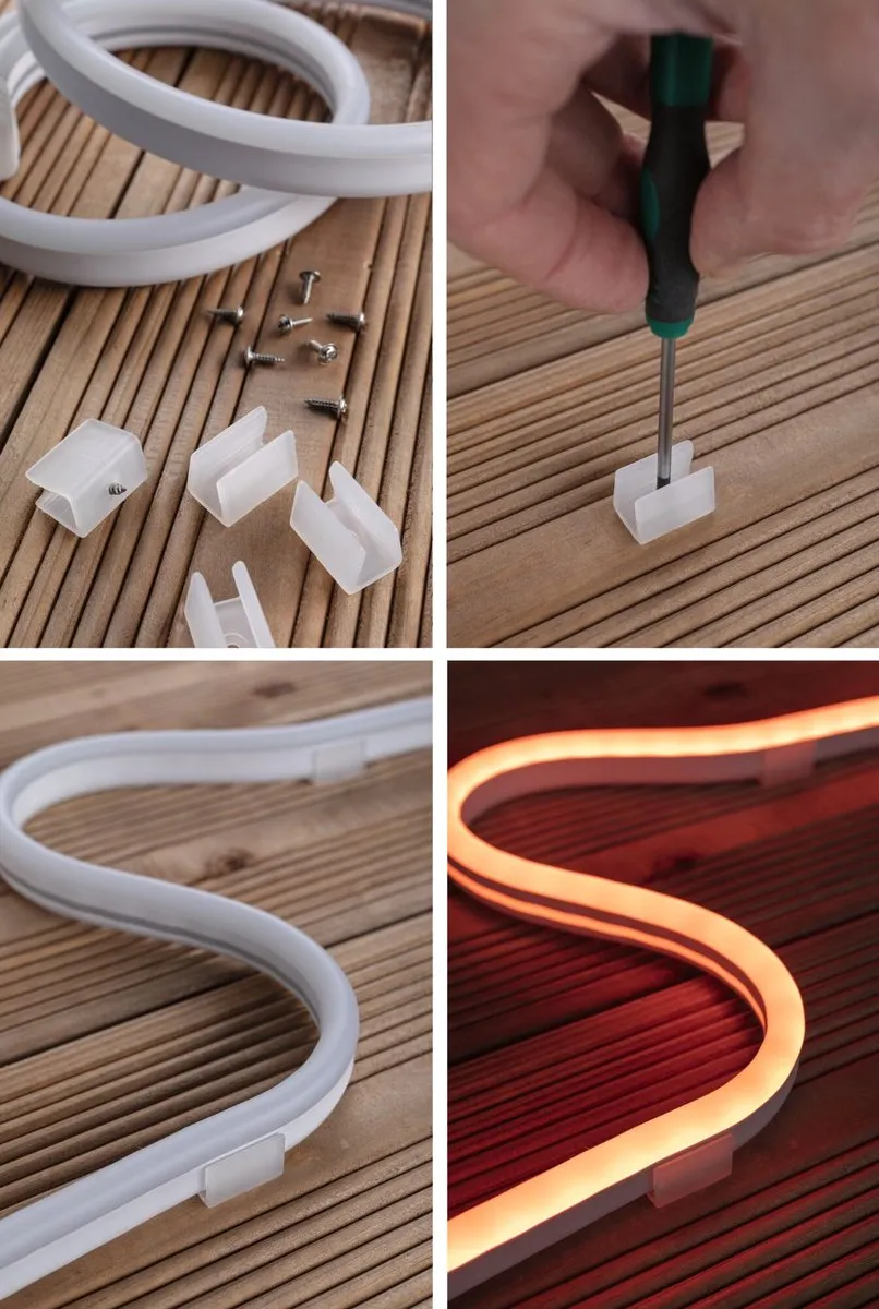 SimpLED LED Strip Outdoor Volledige set 5m gecoat IP65 30W 72lm/m 72 LEDs/m RGB