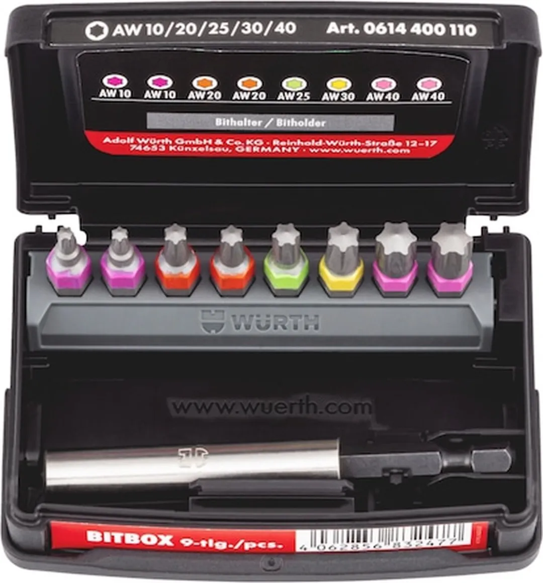Würth Bitbox T20 - 9-delig - afbeelding 6 van 6
