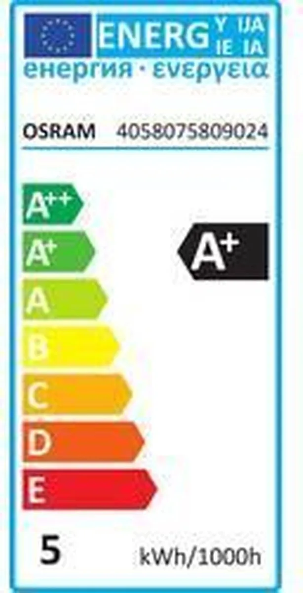 Osram LED Druipkaars E14 5W Warmwit - 2700K - Helder - afbeelding 2 van 5
