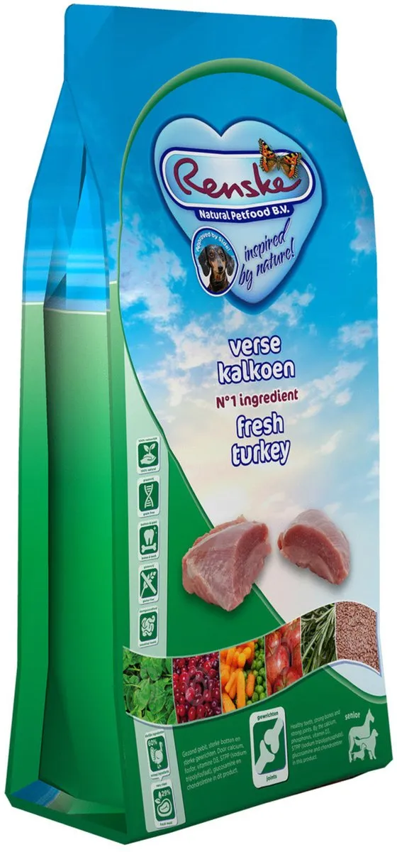 Renske Senior Hondenvoer Graanvrij 12kg