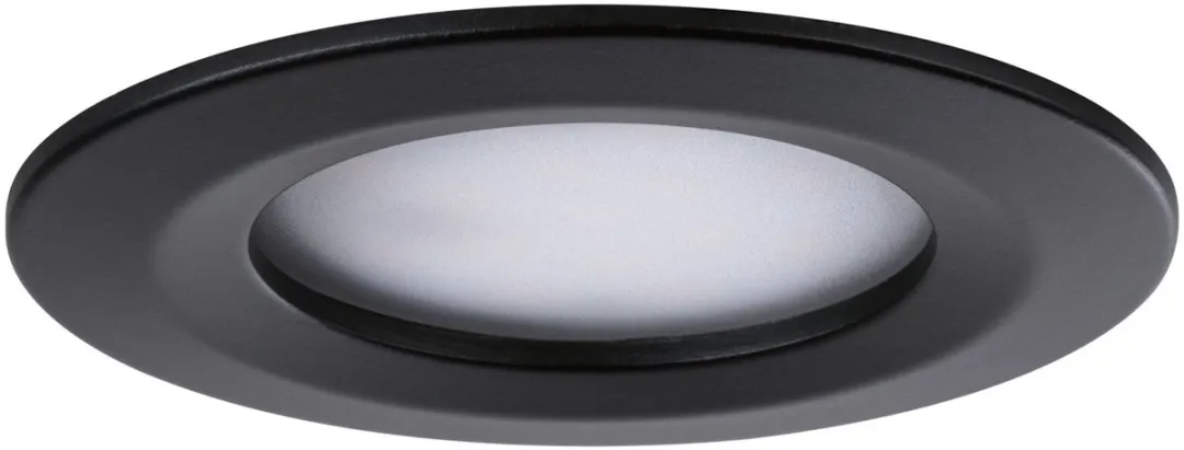 Paulmann Nova Coin Basisset LED-inbouwlamp 3x6W 470lm 2700K - Zwart mat