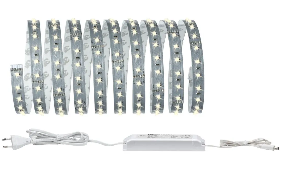 Paulmann MaxLED 500 Basisset 3m - Warmwit 2700K - Zilver