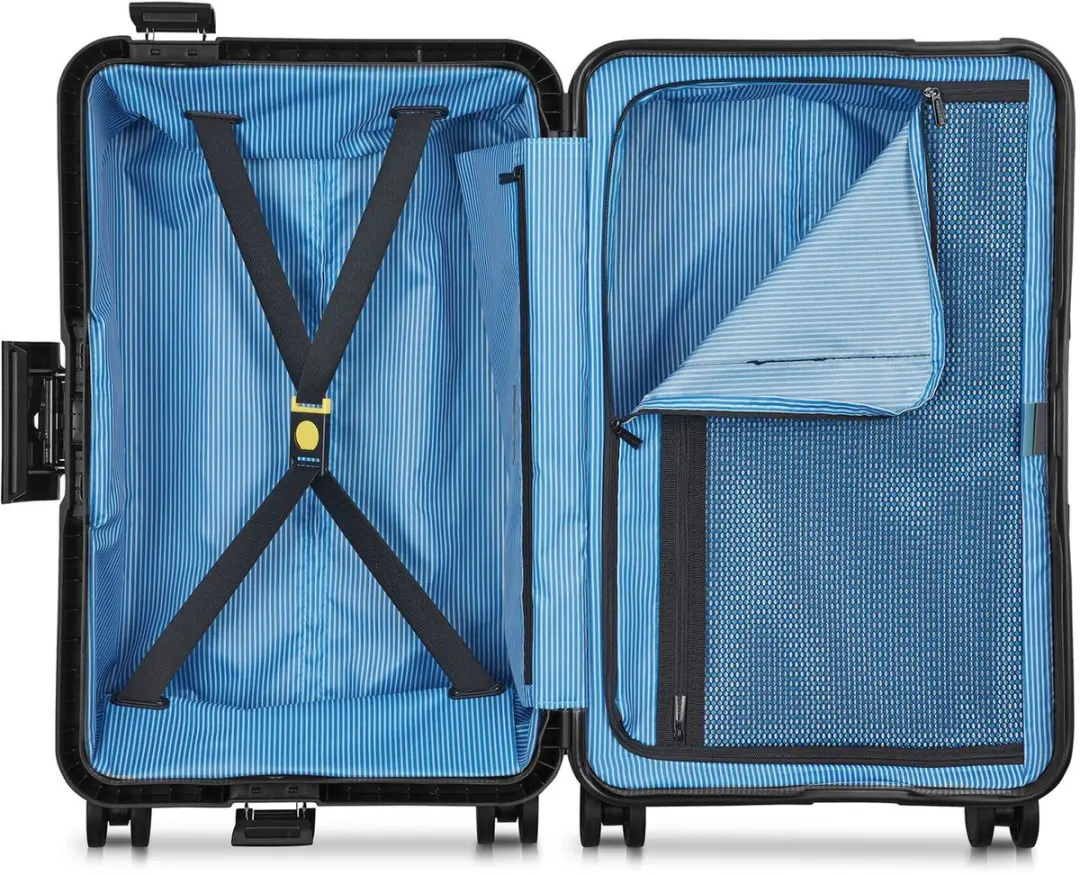 Delsey Vauban Handbagage Spinner 44L - 55cm - Zwart - afbeelding 3 van 6
