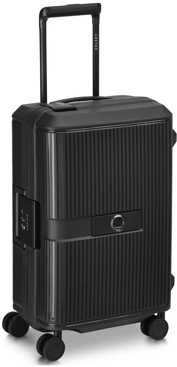 Delsey Vauban Handbagage Spinner 44L - 55cm - Zwart - afbeelding 4 van 6