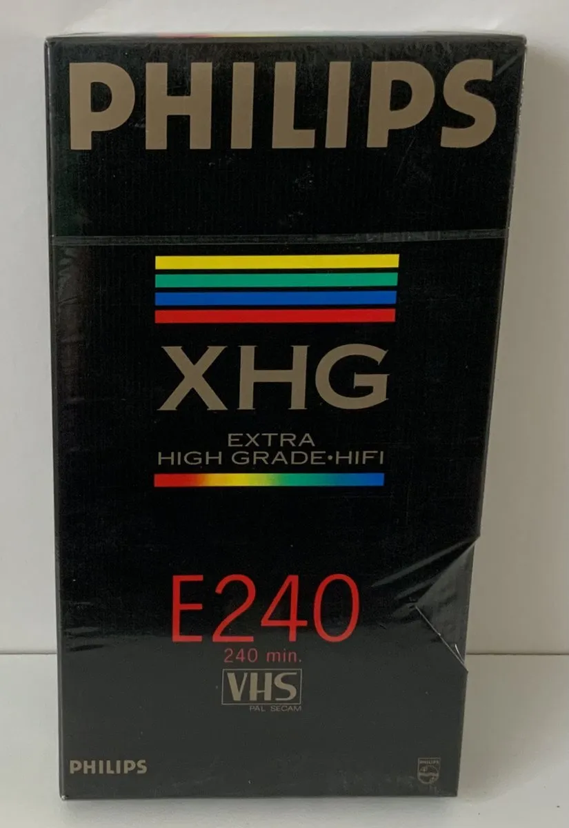 Philips XHG E240 VHS Videocassette