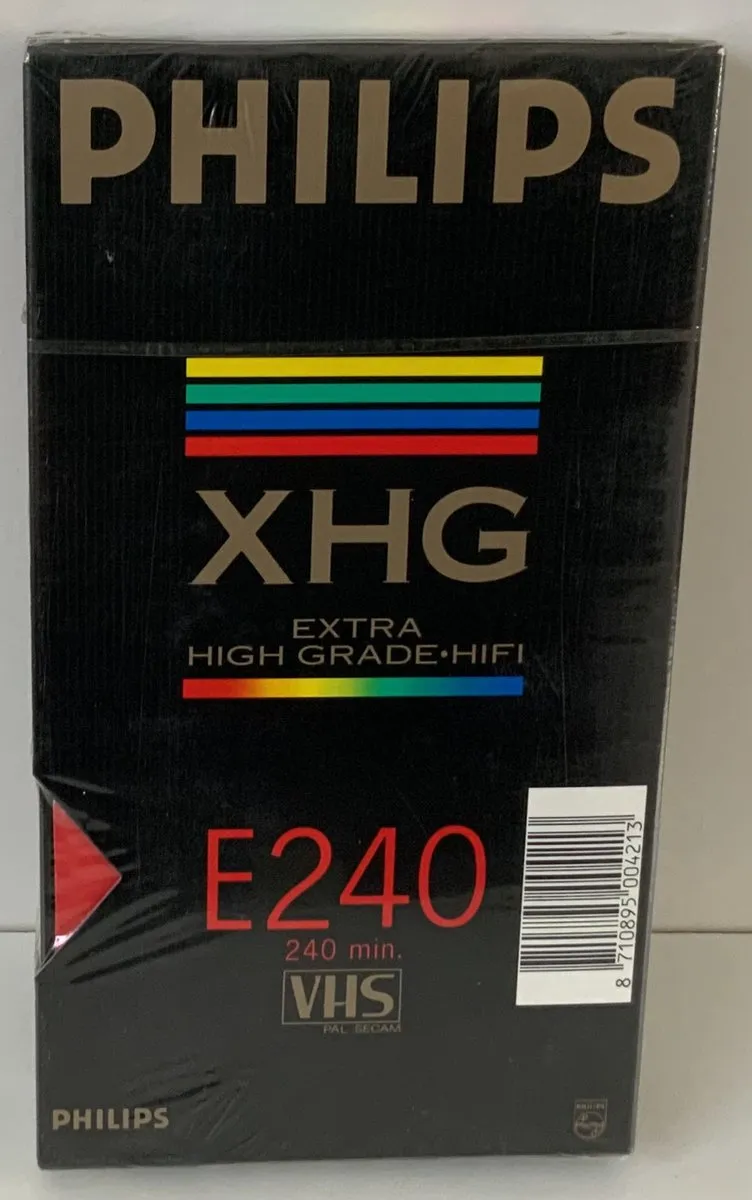Philips XHG E240 VHS Videocassette - 4 uur - afbeelding 3 van 3