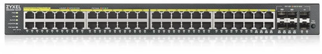 Zyxel GS2210-48HP Netwerk Switch - 50 Poorten Wit