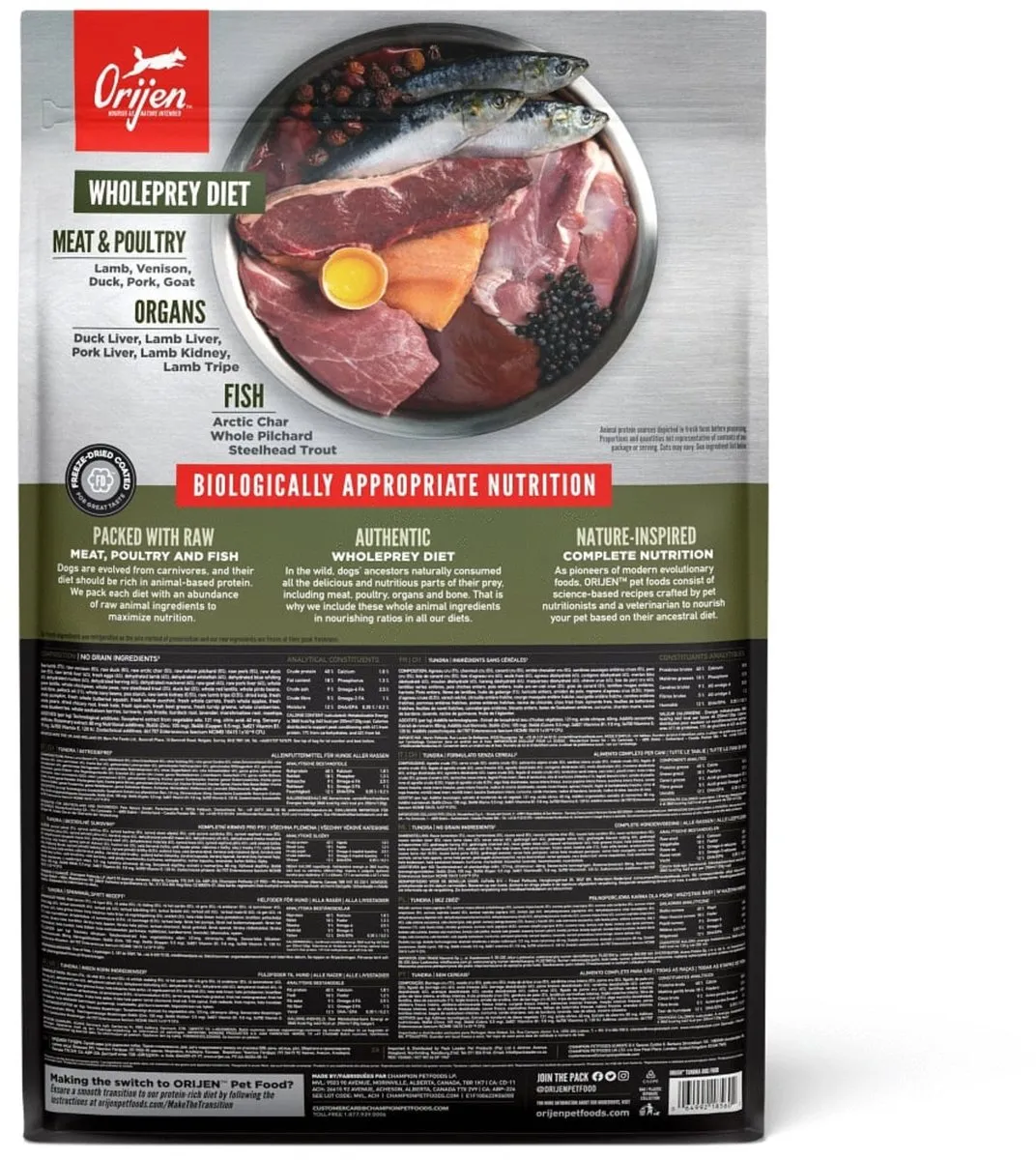 Orijen Tundra Dog - Hondenvoer - 6 kg