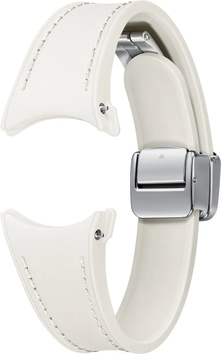 Samsung Watch D-Buckle Hybrid Leather Band S/M