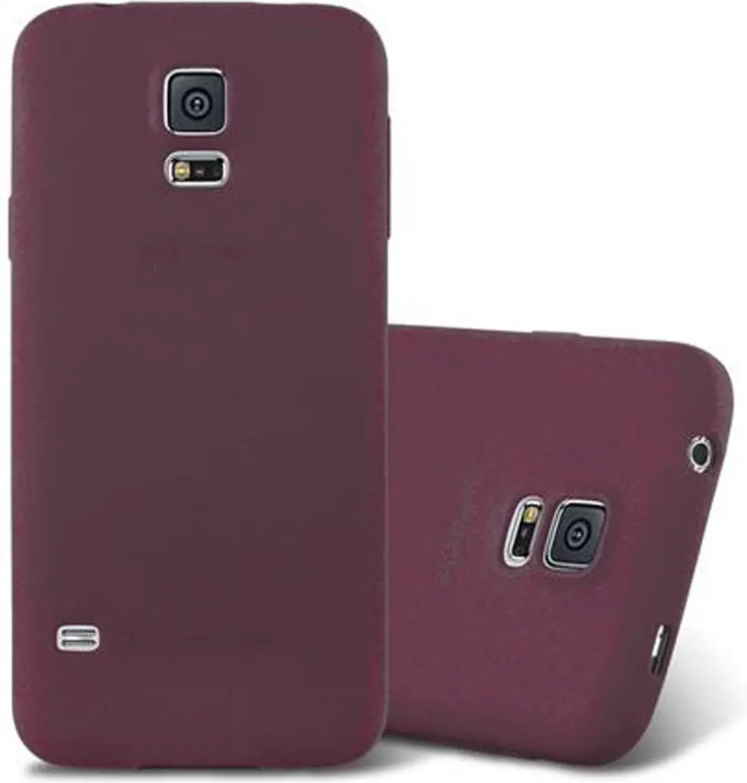 Cadorabo Hoesje geschikt voor Samsung Galaxy S5 / S5 NEO in FROST BORDEAUX PAARS