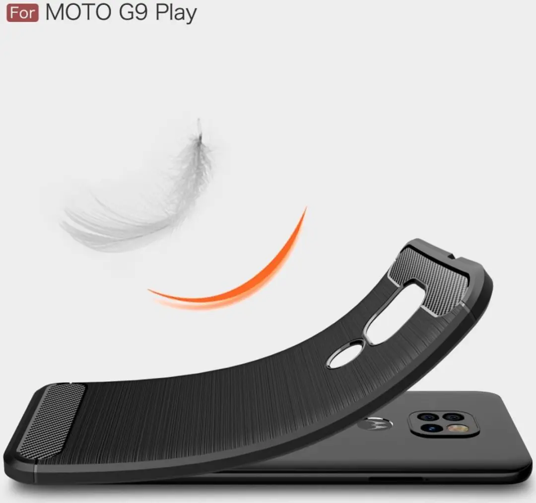 Motorola Moto G9 Play / Moto E7 Plus TPU Hoesje - Zwart - afbeelding 4 van 6