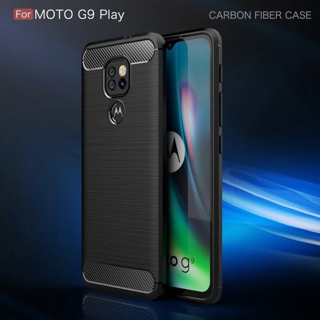 Motorola Moto G9 Play / Moto E7 Plus TPU Hoesje - Zwart - afbeelding 6 van 6