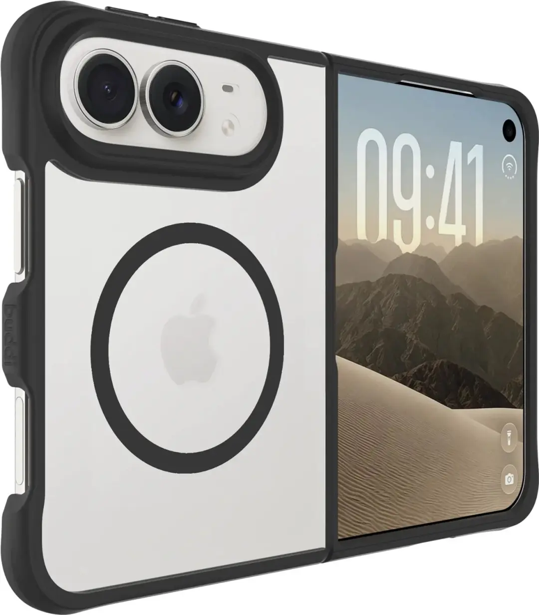Buddi Hybrid Hoesje iPhone Duo MagSafe - Zwart - afbeelding 6 van 6