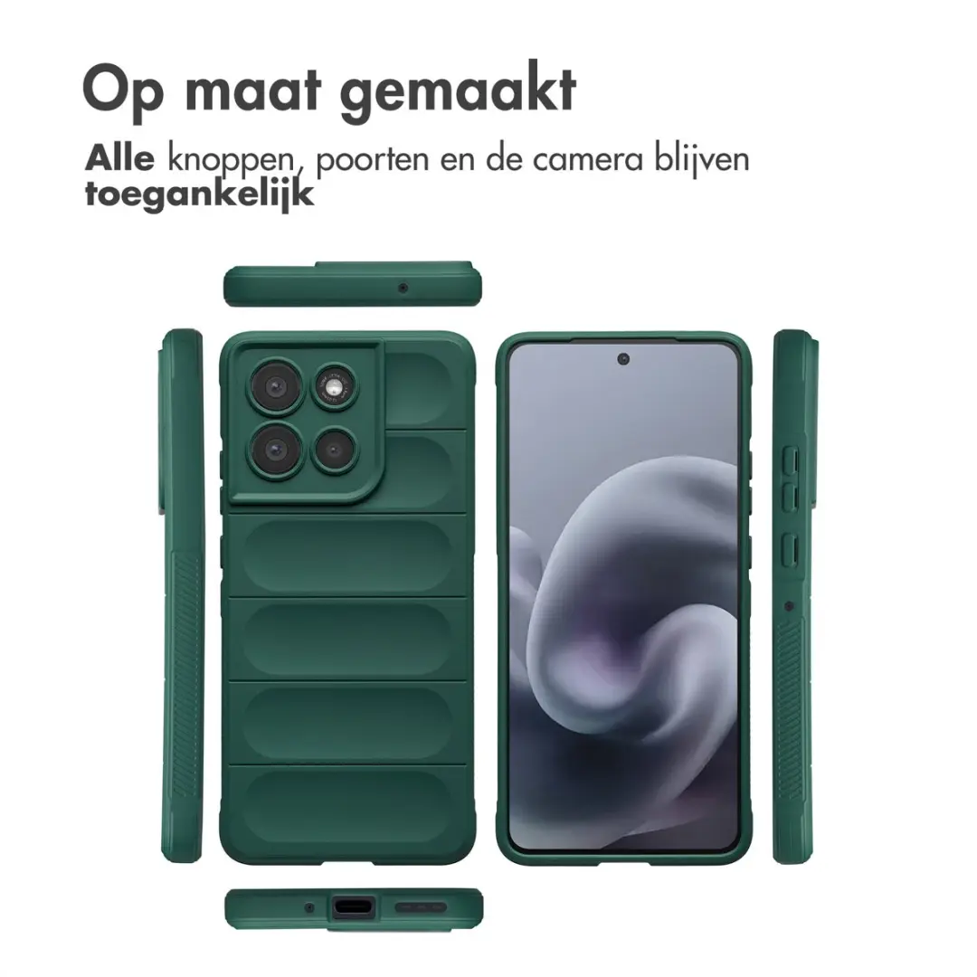 imoshion EasyGrip Hoesje Motorola Moto G86 - Donkergroen - afbeelding 3 van 3