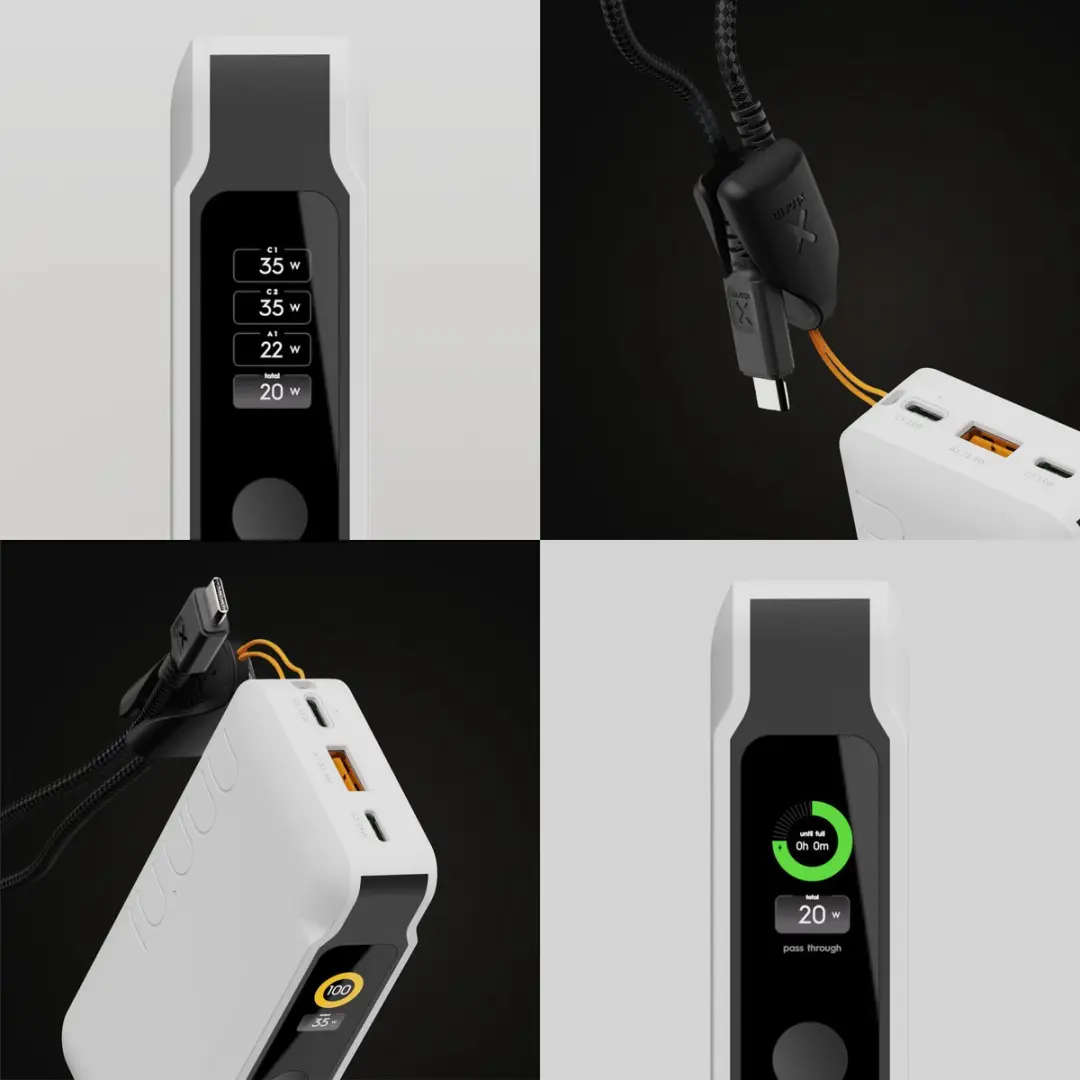Xtorm NextGen XNG100W35 Powerbank 10.000 mAh - Wit - afbeelding 2 van 6