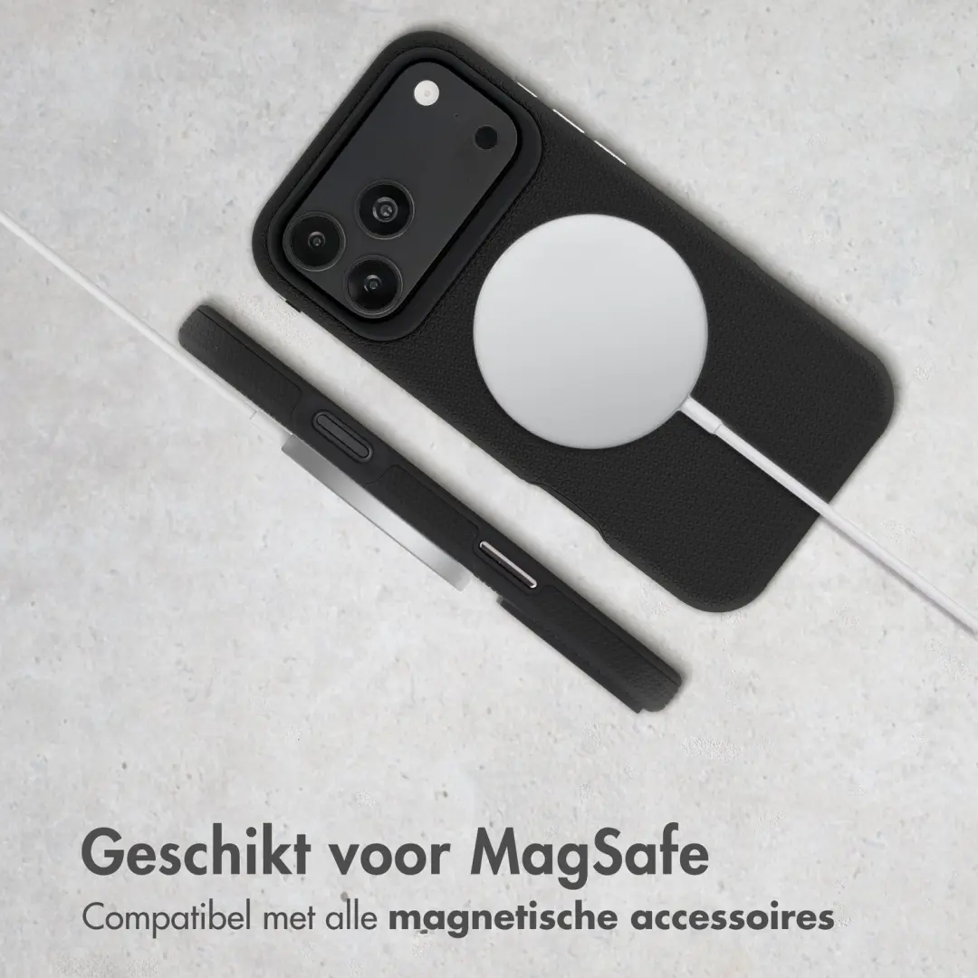 Accezz Tough Backcover iPhone 18 Pro/17 Pro MagSafe Zwart - afbeelding 2 van 6