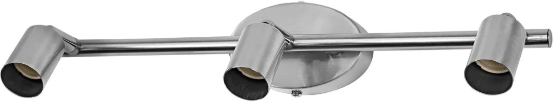 Osram LED Spot Cylinder 3xGU10 - Geborsteld nikkel