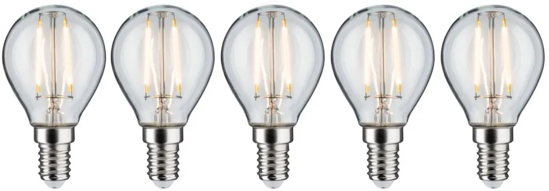 Paulmann Filament LED Kogellamp E14 5x470lm 2700K Dimbare