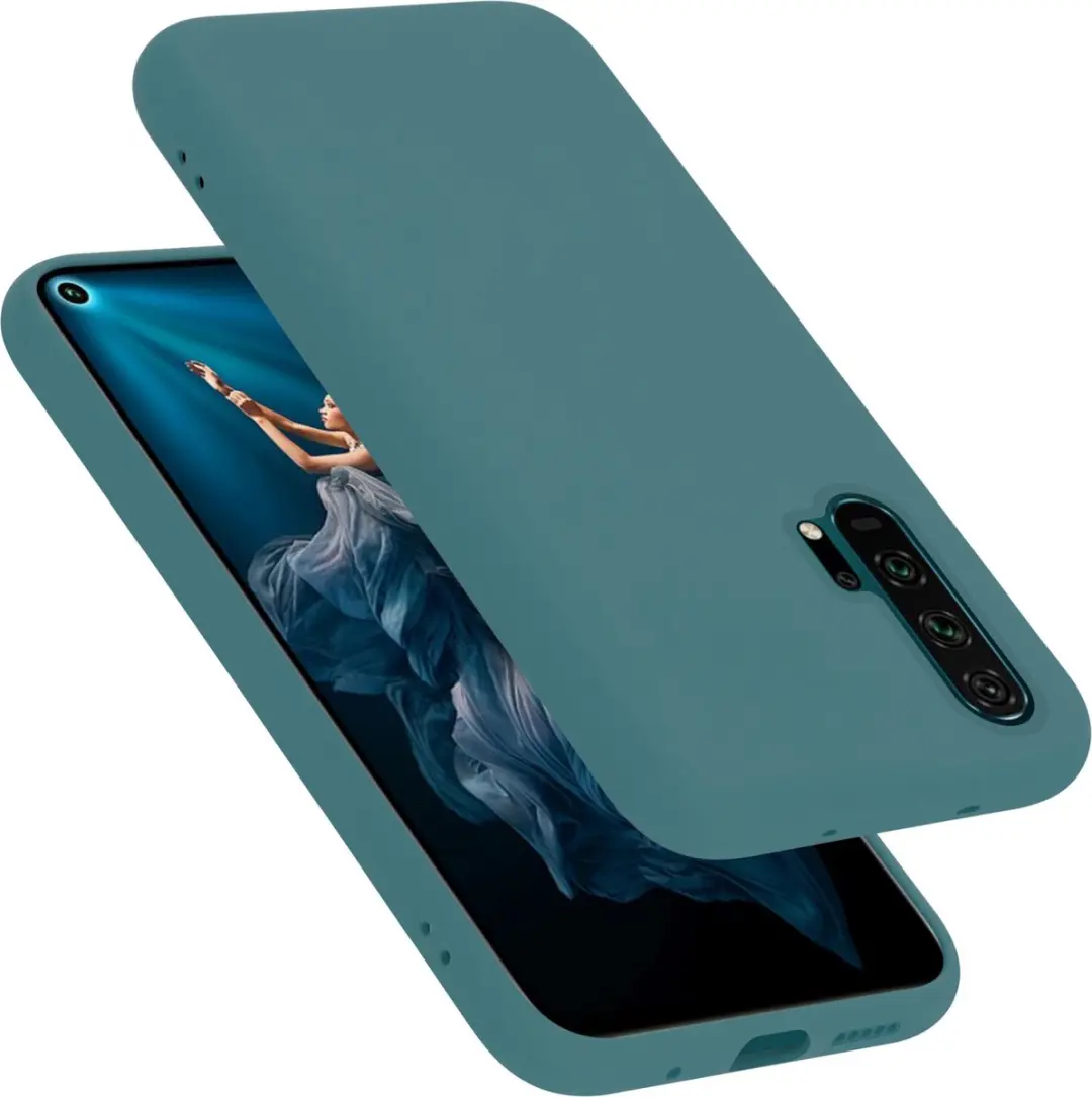 Cadorabo Hoesje geschikt voor Honor 20 PRO in LIQUID GROEN