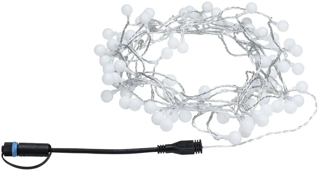 Paulmann Plug & Shine LED-lichtketting 48 Stuks - Warm Wit 3000K - Zwart