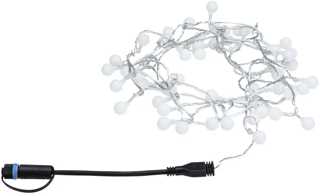 Paulmann Plug & Shine LED-lichtketting 48 Stuks - Warm Wit 3000K - Zwart