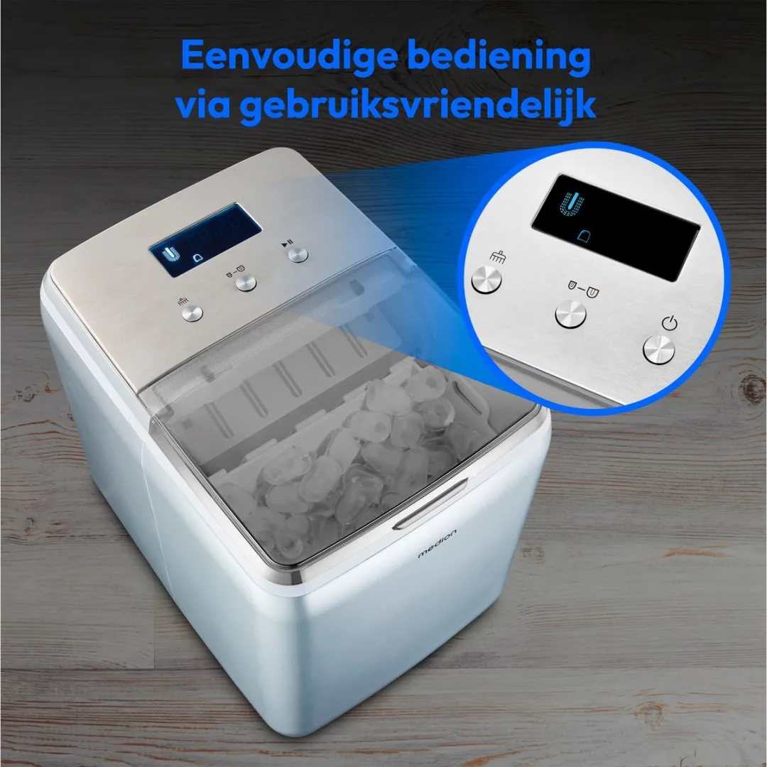 Medion MD11950 IJsblokjesmachine - 2,6L - Zilver