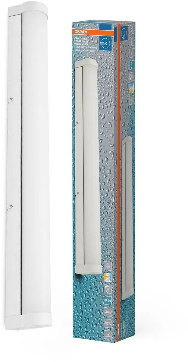 Osram Orbis Tube Frost Glass 60cm LED Wandlamp - 12W 1200lm IP44