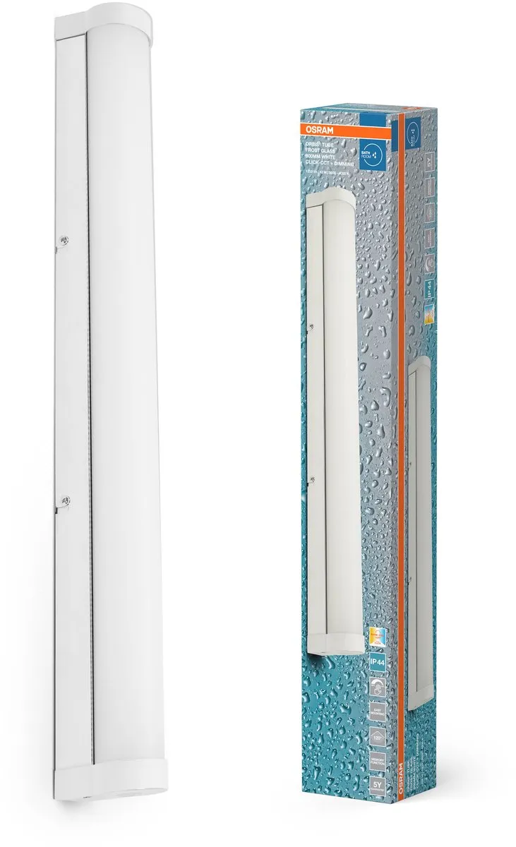 Osram Orbis Tube Frost Glass 60cm LED Wandlamp - 12W 1200lm IP44